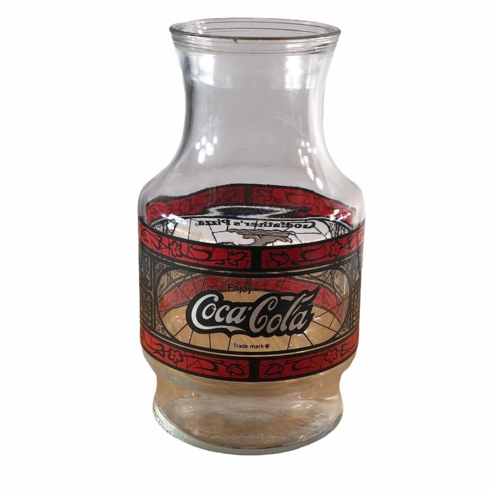Coca Cola Pitcher Godfather's Pizza Cafe Decanter